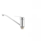 Смеситель для кухни Cron Magic 555 (черная ручка) (CR0108)