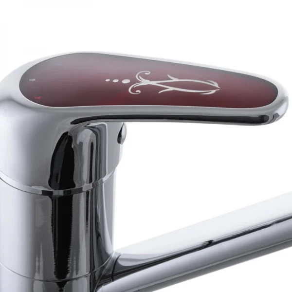 Смеситель для кухни Cron Magic 555 (красная ручка) (CR0110)