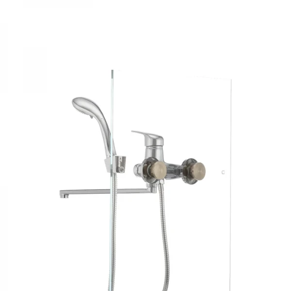 Смеситель для ванны Cron Magic 006 (черная ручка) (CR0114)