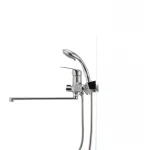 Смеситель для ванны Cron Magic 006 (черная ручка) (CR0114)