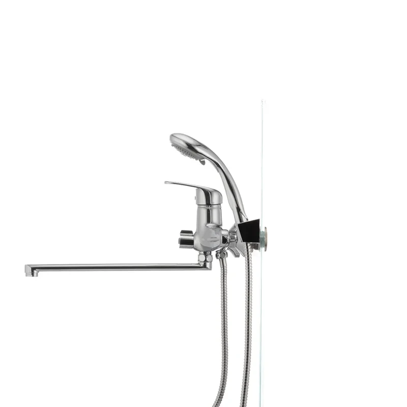 Смеситель для ванны Cron Magic 006 (черная ручка) (CR0114)