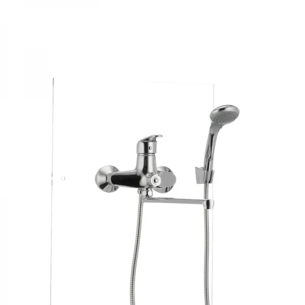 Смеситель для ванны Cron Magic 006 (черная ручка) (CR0114)