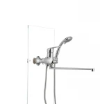 Смеситель для ванны Cron Magic 006 (черная ручка) (CR0114)