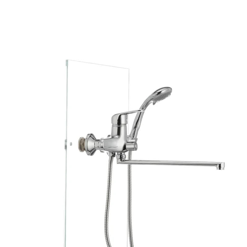 Смеситель для ванны Cron Magic 006 (черная ручка) (CR0114)