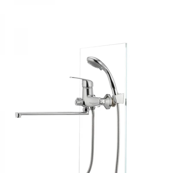 Смеситель для ванны Cron Magic 006 (черная ручка) (CR0114)