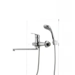 Смеситель для ванны Cron Magic 006 (черная ручка) (CR0114)