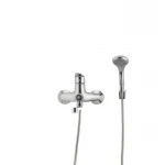 Смеситель для ванны Cron Magic 006 (черная ручка) (CR0114)