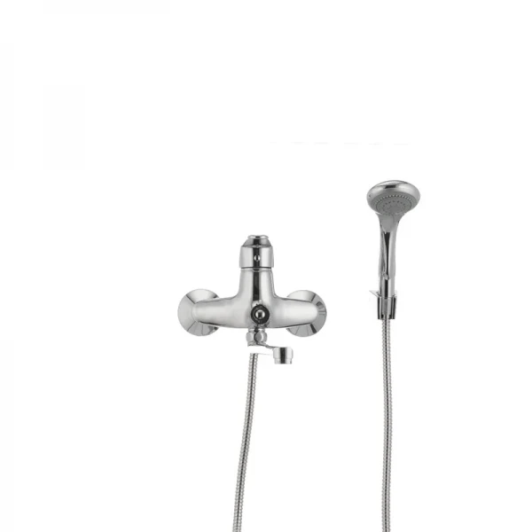 Смеситель для ванны Cron Magic 006 (черная ручка) (CR0114)