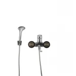 Смеситель для ванны Cron Magic 006 (черная ручка) (CR0114)