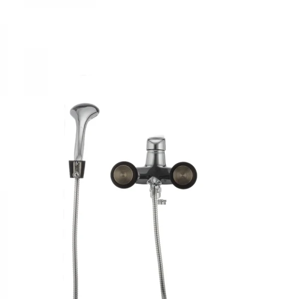 Смеситель для ванны Cron Magic 006 (черная ручка) (CR0114)