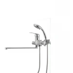 Смеситель для ванны Cron Magic 006 (черная ручка) (CR0114)