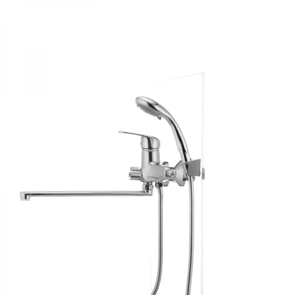 Смеситель для ванны Cron Magic 006 (черная ручка) (CR0114)