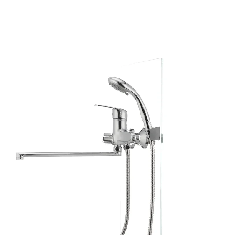 Смеситель для ванны Cron Magic 006 (черная ручка) (CR0114)