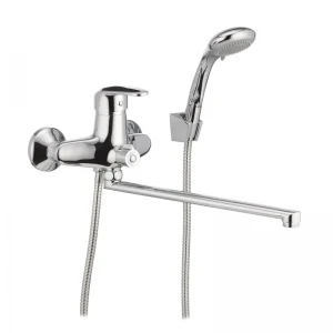 Смеситель для ванны Cron Magic 006 (черная ручка) (CR0114)