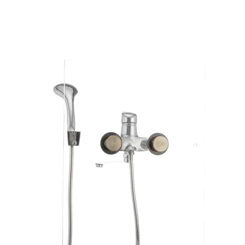 Смеситель для ванны Cron Magic 006 (черная ручка) (CR0114)