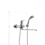 Смеситель для ванны Cron Magic 006 (черная ручка) (CR0114)