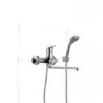 Смеситель для ванны Cron Magic 006 (черная ручка) (CR0114)