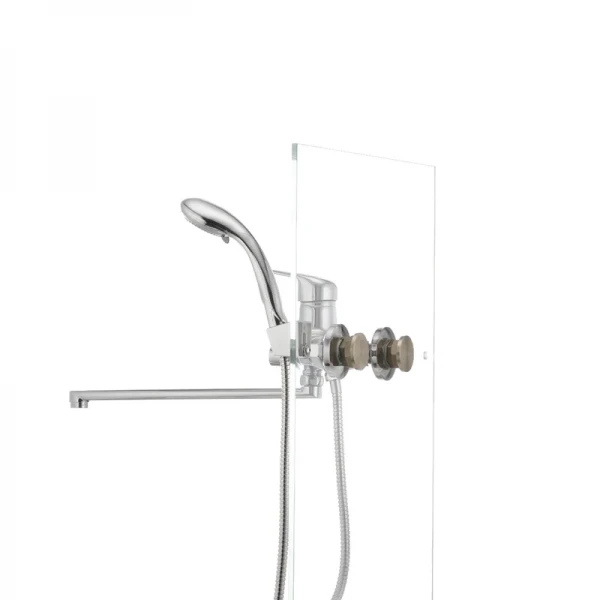 Смеситель для ванны Cron Magic 006 (черная ручка) (CR0114)