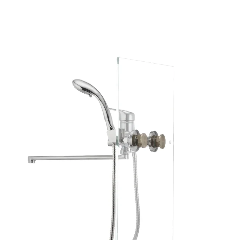 Смеситель для ванны Cron Magic 006 (черная ручка) (CR0114)