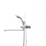 Смеситель для ванны Cron Magic 006 (черная ручка) (CR0114)