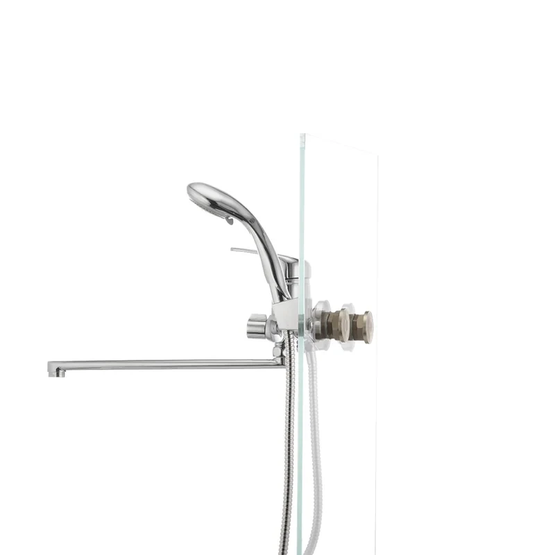 Смеситель для ванны Cron Magic 006 (черная ручка) (CR0114)