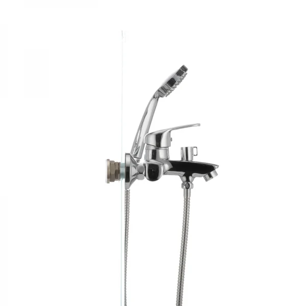 Смеситель для ванны Cron Magic 009 (черная ручка) (CR0124)