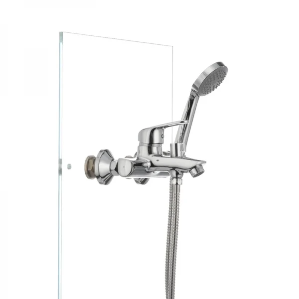 Смеситель для ванны Cron Magic 009 (черная ручка) (CR0124)