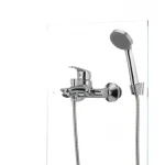 Смеситель для ванны Cron Magic 009 (черная ручка) (CR0124)