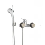 Смеситель для ванны Cron Magic 009 (черная ручка) (CR0124)