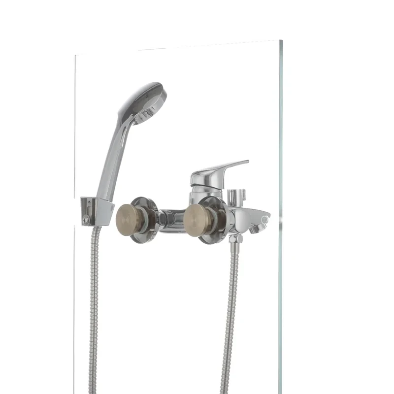 Смеситель для ванны Cron Magic 009 (черная ручка) (CR0124)