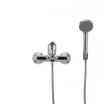 Смеситель для ванны Cron Magic 009 (черная ручка) (CR0124)