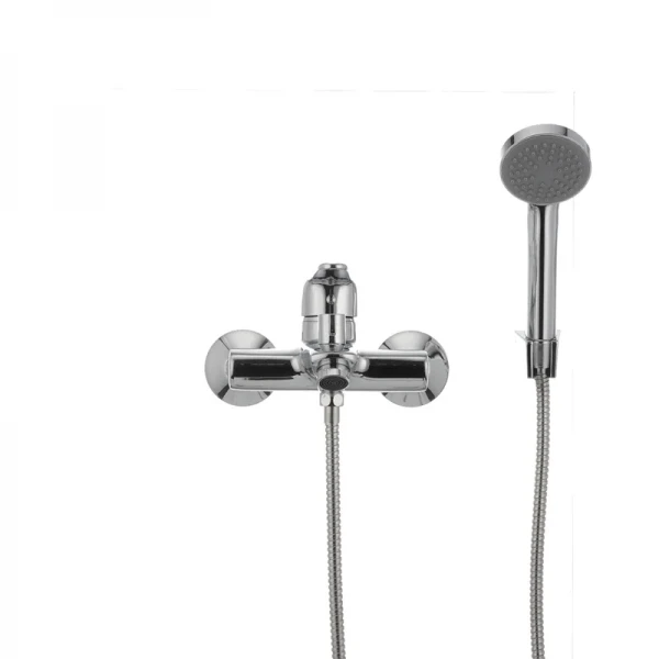 Смеситель для ванны Cron Magic 009 (черная ручка) (CR0124)