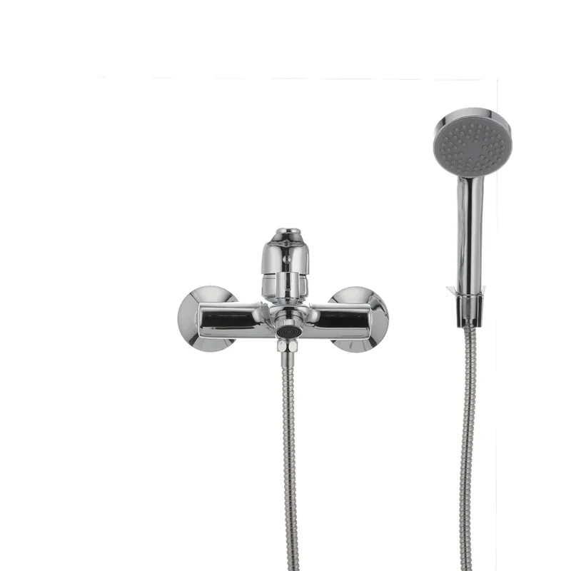 Смеситель для ванны Cron Magic 009 (черная ручка) (CR0124)