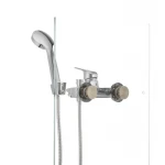 Смеситель для ванны Cron Magic 009 (черная ручка) (CR0124)