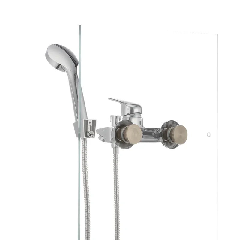 Смеситель для ванны Cron Magic 009 (черная ручка) (CR0124)