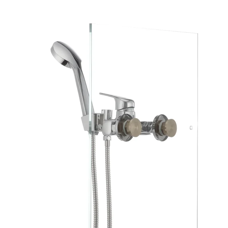 Смеситель для ванны Cron Magic 009 (черная ручка) (CR0124)