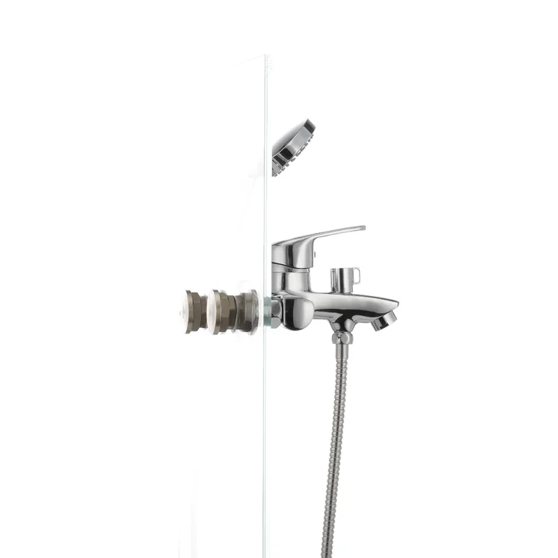 Смеситель для ванны Cron Magic 009 (черная ручка) (CR0124)