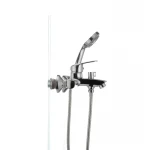 Смеситель для ванны Cron Magic 009 (черная ручка) (CR0124)