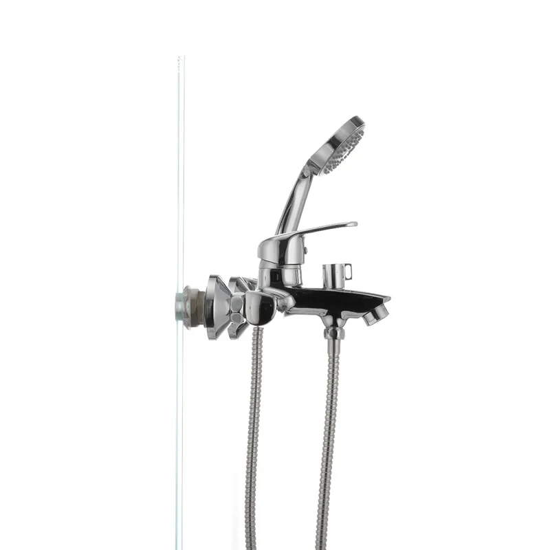 Смеситель для ванны Cron Magic 009 (черная ручка) (CR0124)