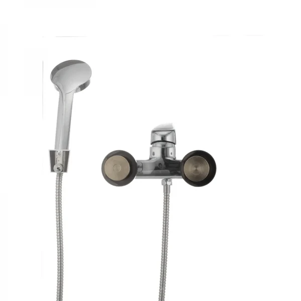 Смеситель для ванны Cron Magic 009 (черная ручка) (CR0124)