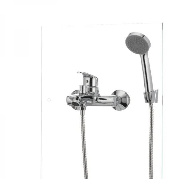 Смеситель для ванны Cron Magic 009 (черная ручка) (CR0124)