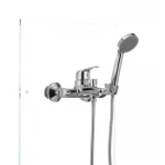 Смеситель для ванны Cron Magic 009 (черная ручка) (CR0124)