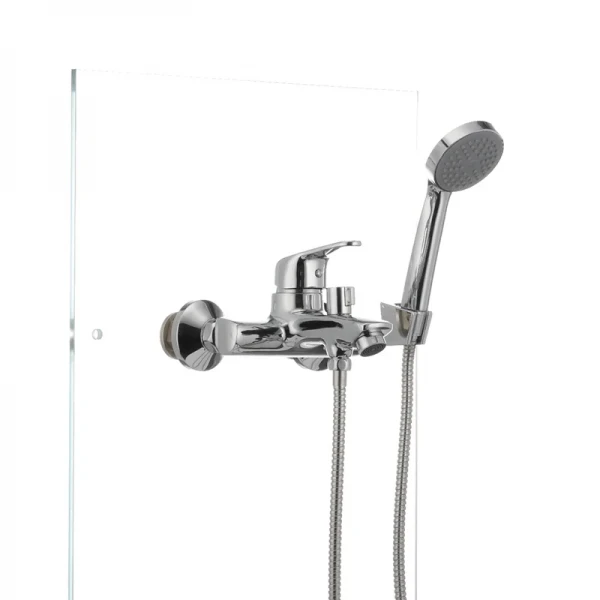 Смеситель для ванны Cron Magic 009 (черная ручка) (CR0124)