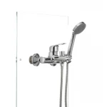 Смеситель для ванны Cron Magic 009 (черная ручка) (CR0124)