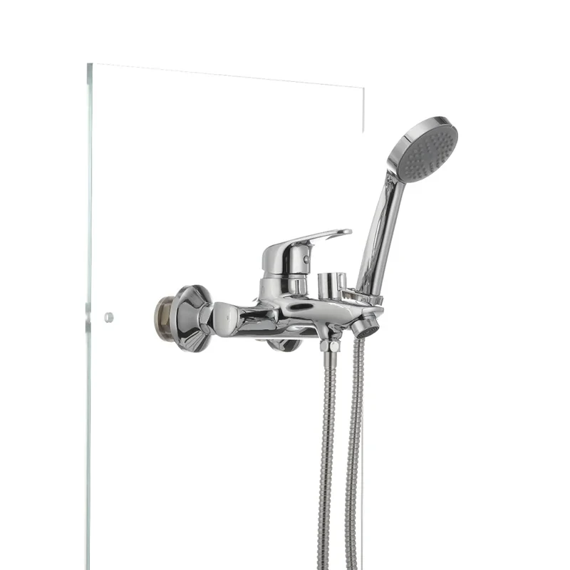 Смеситель для ванны Cron Magic 009 (черная ручка) (CR0124)