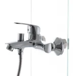 Смеситель для ванны Cron Magic 009 (синяя ручка) (CR0125)