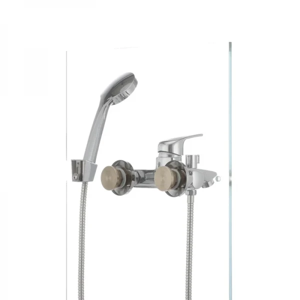 Смеситель для ванны Cron Magic 009 (красная ручка) (CR0126)