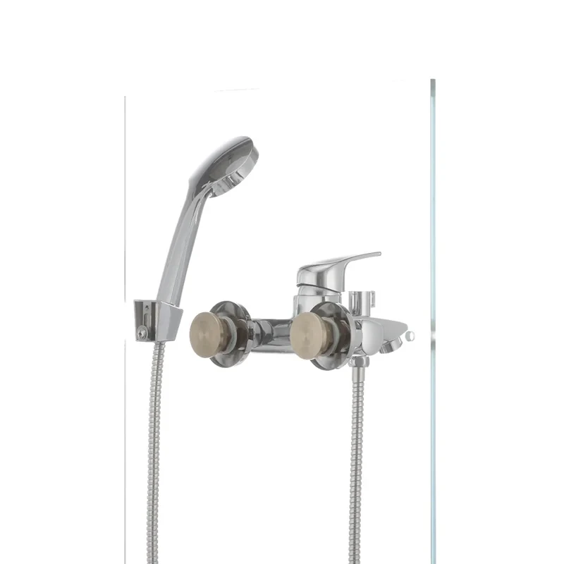 Смеситель для ванны Cron Magic 009 (красная ручка) (CR0126)