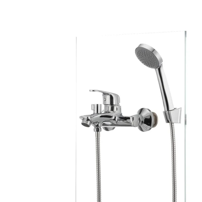 Смеситель для ванны Cron Magic 009 (красная ручка) (CR0126)