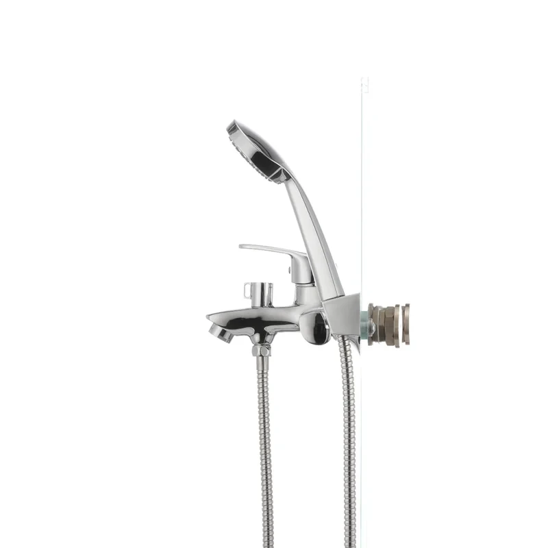 Смеситель для ванны Cron Magic 009 (красная ручка) (CR0126)